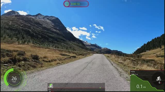 30 minute Indoor Cycling Workout Passo Stalle Austria to Italy Alps Garmin 4K Video1080p смотреть онлайн