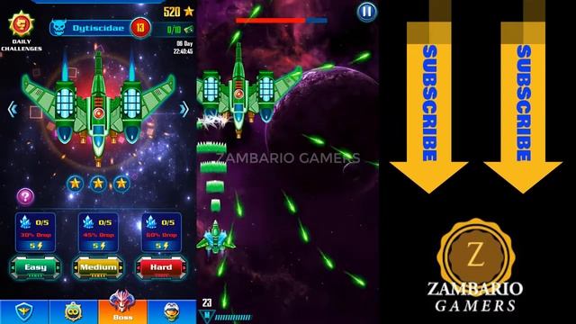 Dytiscidae Alien Shooter | Boss 13 | Campaign Level 52 Boss | Galaxy Attack | Easy Medium Hard смотреть онлайн