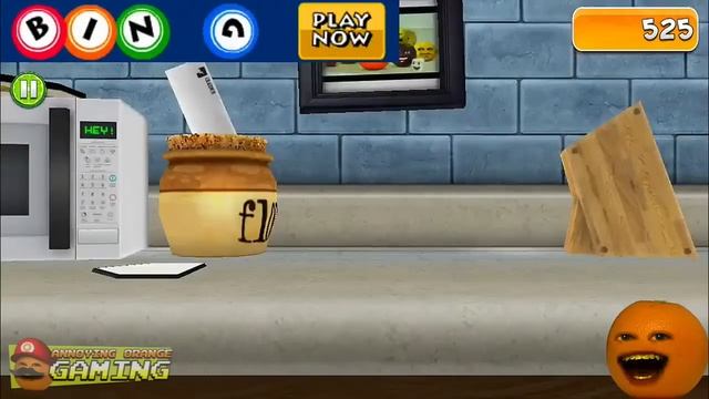 GRAPEFRUIT STRIKES OUT! - Let's Play Annoying Orange Splatter Up смотреть онлайн