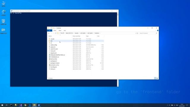 How to run Angular ngx-admin template with .NET backend смотреть онлайн