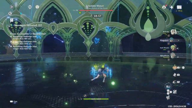 Genshin Impact | 4.4 Spiral Abyss 12th Floor | Diluc Xianyun X Alhaitham Nahida смотреть онлайн