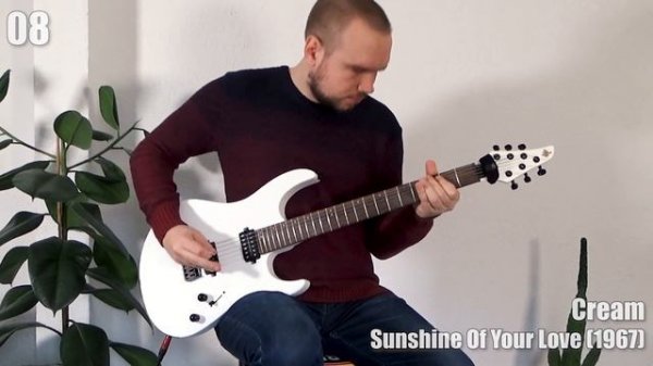 Playing Famous Guitar Riffs ... in B STANDARD Tuning!