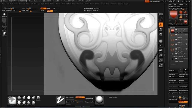 design and modeling jewelry in ZBrush_part_4 смотреть онлайн
