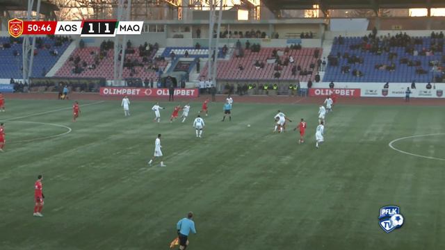 Гол - Т. Силва. Аксу - Мактаарал 1:1. 4 тур. Чемпионат 2023