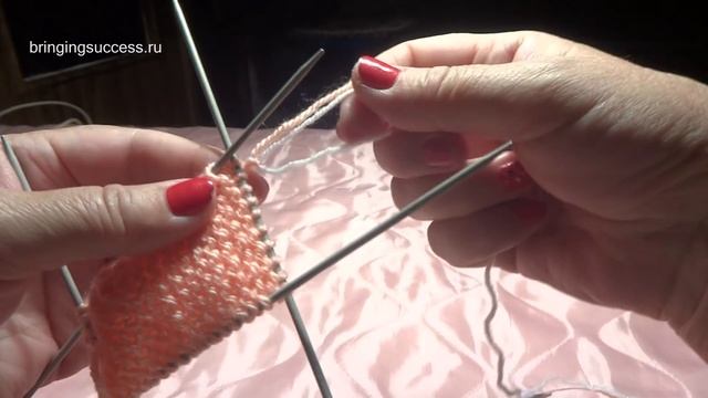 Детские пинетки 0-3 мес. вязание спицами (подарок своими руками) смотреть онлайн