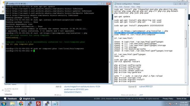 Part - 4 | Full Process of Laravel Project Uploading on Live Server Ubuntu AWS | Composer Install | смотреть онлайн