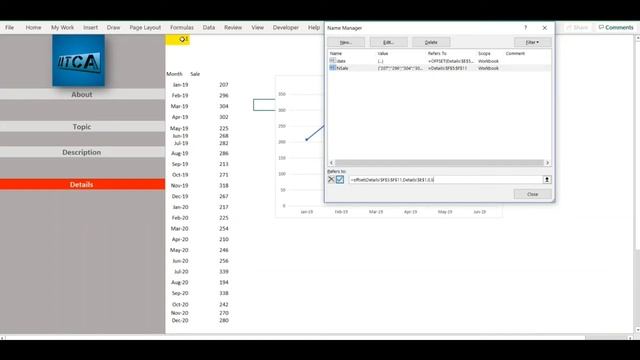 Create Dynamic Animated Chart with Offset in Excel смотреть онлайн