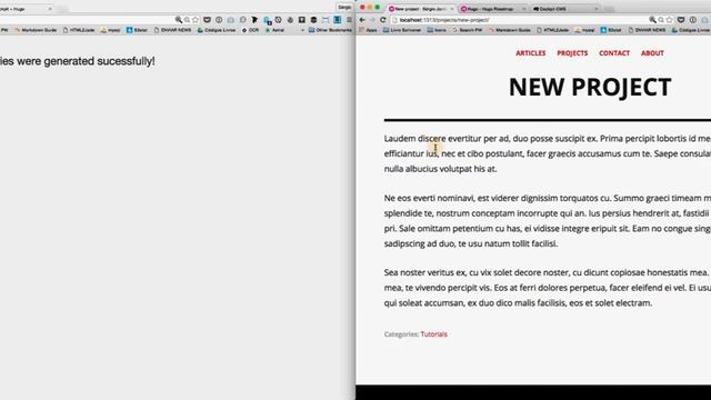 A web based editor approach to Hugo static site generator смотреть онлайн