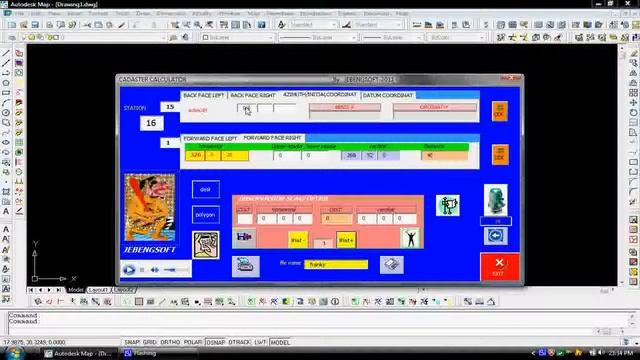 Drawing Traverse surveying with Visual Basic Application смотреть онлайн