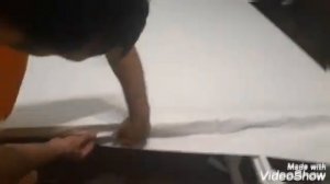 Как натянуть плёнку на каркас. Как сделать золотые полоски