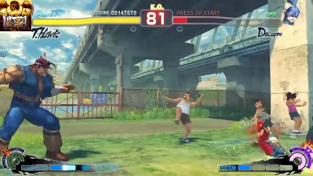 Ultra Street Fighter IV - T.Hawk, Arcade mode смотреть онлайн
