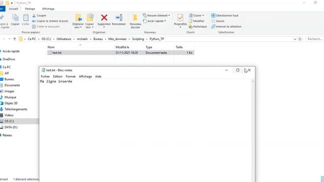 Manipulation de Fichier en Python (Création, Lecture et Modification). Différents mode d'ouverture смотреть онлайн