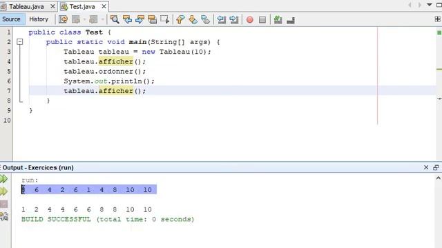 Problème Java les tableaux تمرين شامل ** max - min - tri - somme - moyenne - fréquence - chercher смотреть онлайн