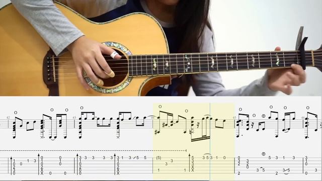(Charlie Puth) Attention - Fingerstyle TABS | Josephine Alexandra смотреть онлайн
