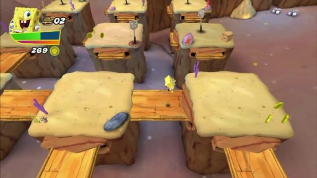 SpongeBob HeroPants HD PSVITA Gameplay смотреть онлайн