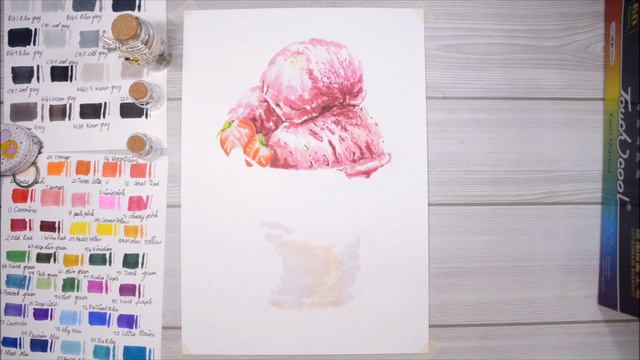 7 DAY CHALLENGE EPISODE : 1 | touch cool marker drawing illustration | ICE CREAM with markers смотреть онлайн