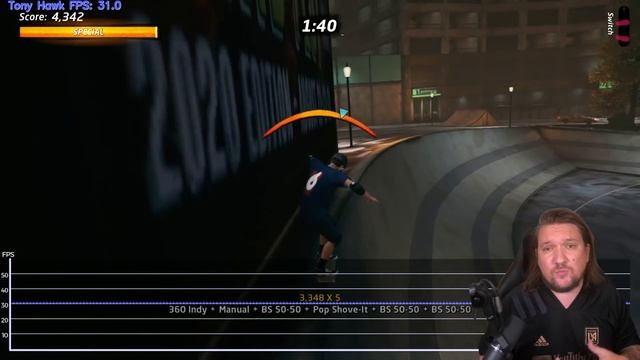 Tony Hawk's Pro Skater 1 + 2 Nintendo Switch Review & Frame Rate | He's Back And Better Than Ever! смотреть онлайн