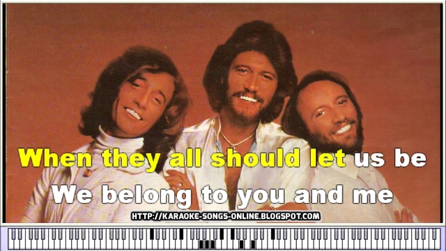 Bee Gees – How Deep Is Your Love | Karaoke song online with lyrics. Instrumental version. смотреть онлайн