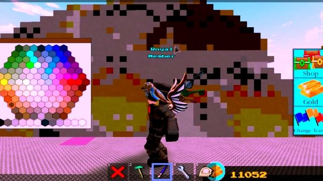 How to create PIXEL ARTS from ANY PICTURE ? | TUTORIAL | Build a Boat for Treasure ROBLOX смотреть онлайн