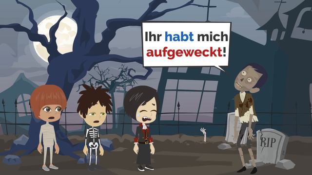 Deutsch Lernen | Lisas Horror Halloween! | Wortschatz Und Wichtige Verben