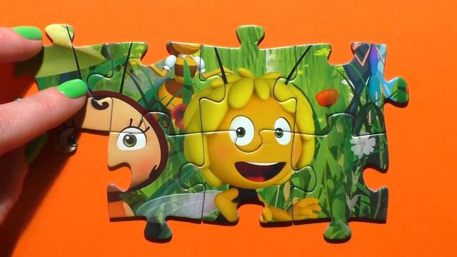 (Hura Huro ) MAYA THE BEE Kids Puzzle Games Rompecabezas Educa Learn Play Jigsaw Puzzles Toys Learn