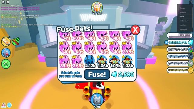 СЕКРЕТНЫЙ ФЬЮЗ RAINBOW Hippomelon В ПЕТ СИМУЛЯТОР ИКС НОВЫЙ FUSE PET SIMULATOR X смотреть онлайн