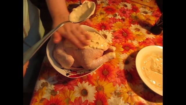ЗАПЕЧЁННАЯ КУРИЦА В СОЕВО-МАЙОНЕЗНОМ СОУСЕ смотреть онлайн
