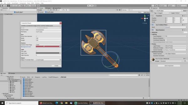 AnyRPG Screenshot Wizard Tutorial | Easy Unity Icons