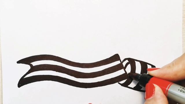 Рисунок на день победы/Как нарисовать звезду на день победы/георгиевскую ленту на 9 мая смотреть онлайн