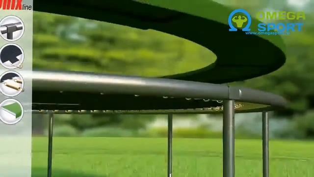 Обзор на Батут Unix Line 6ft, 8ft, 10ft, 12ft, 14ft Inside Green. смотреть онлайн
