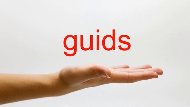 How to Pronounce guids - American English смотреть онлайн
