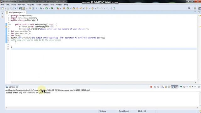 And operators in java смотреть онлайн