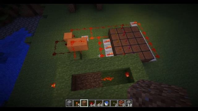 туториал по созданию пушки и сигнализации в Minecraft!!!!
