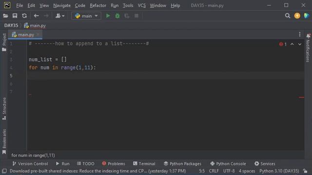 How to append in Python using Pycharm смотреть онлайн