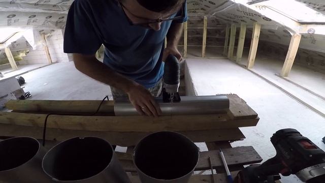#1 Приточно-вытяжная вентиляция своими руками - монтируем гильзы в монолитное перекрытие смотреть онлайн