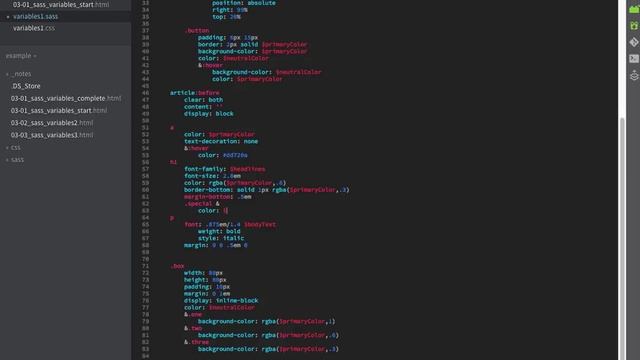 SASS | using variables part2 смотреть онлайн