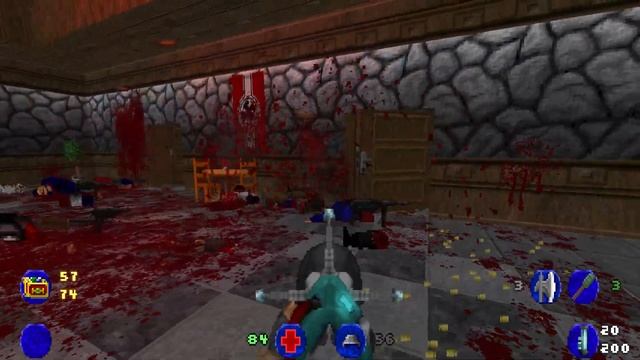 Brutal Spear of Destiny - Floor 20: Secret Level [GZDoom - Demo MOD v6.5] (2023) | 4K/60 смотреть онлайн
