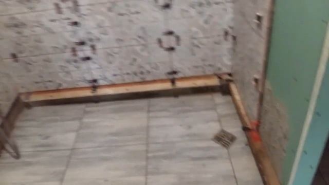 Душевой поддон из плитки 1. Ремонт своими руками. смотреть онлайн