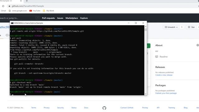 Tamil |How to upload Files to GitHub Using Git bash? | Git and GitHub full tutorial смотреть онлайн