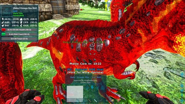 ARK: Survival Evolved - OMEGA REX BREEDING & BABIES !!! ARK BIONIC PRIMAL FEAR E14 смотреть онлайн
