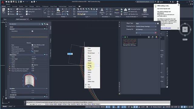 How to Draw wall in the AutoCad Architecture 2021 short video смотреть онлайн