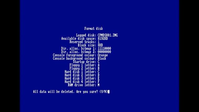 HDCPM - How to create and prepare a CP/M image file in a FAT formatted hard disk смотреть онлайн