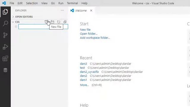 CSS 4-dars. HTML va CSS fayllarini sozlash смотреть онлайн