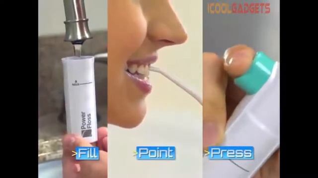 Want Your Teeth Look White And Clean? You Must Have It | Dental Power Floss Water Jet For Health смотреть онлайн