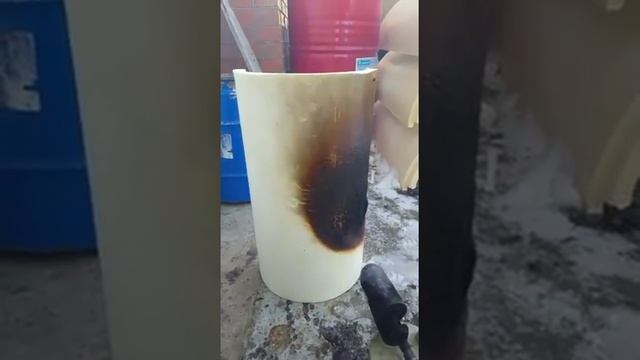 Тест на горючесть ППУ