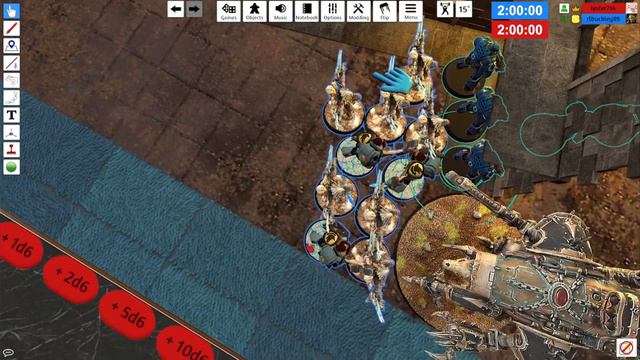 Warhammer 40,000 Space Wolves vs Chaos Knights смотреть онлайн