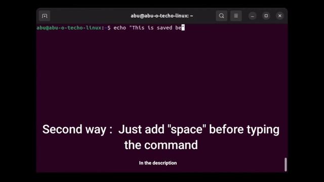 How to Run a Linux Command Without Saving It in History | Ubuntu 22.04 LTS смотреть онлайн