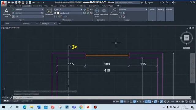 AutoCAD 2D 11.Ders:DimStyle (Mimari Ölçülendirme Ayarları) II ve Ölçü (Bu videonun I. bölümü vardır смотреть онлайн