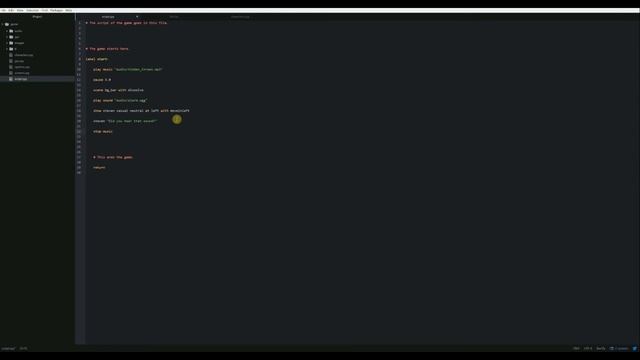 Ren'py Tutorial Music and Sounds смотреть онлайн