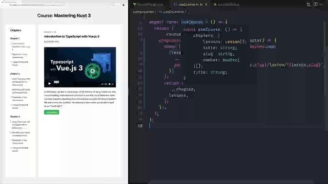 027 Mastering Nuxt 3 1 Adding in TypeScript HD смотреть онлайн